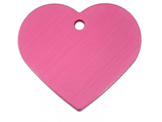 Pink heart sale dog tag